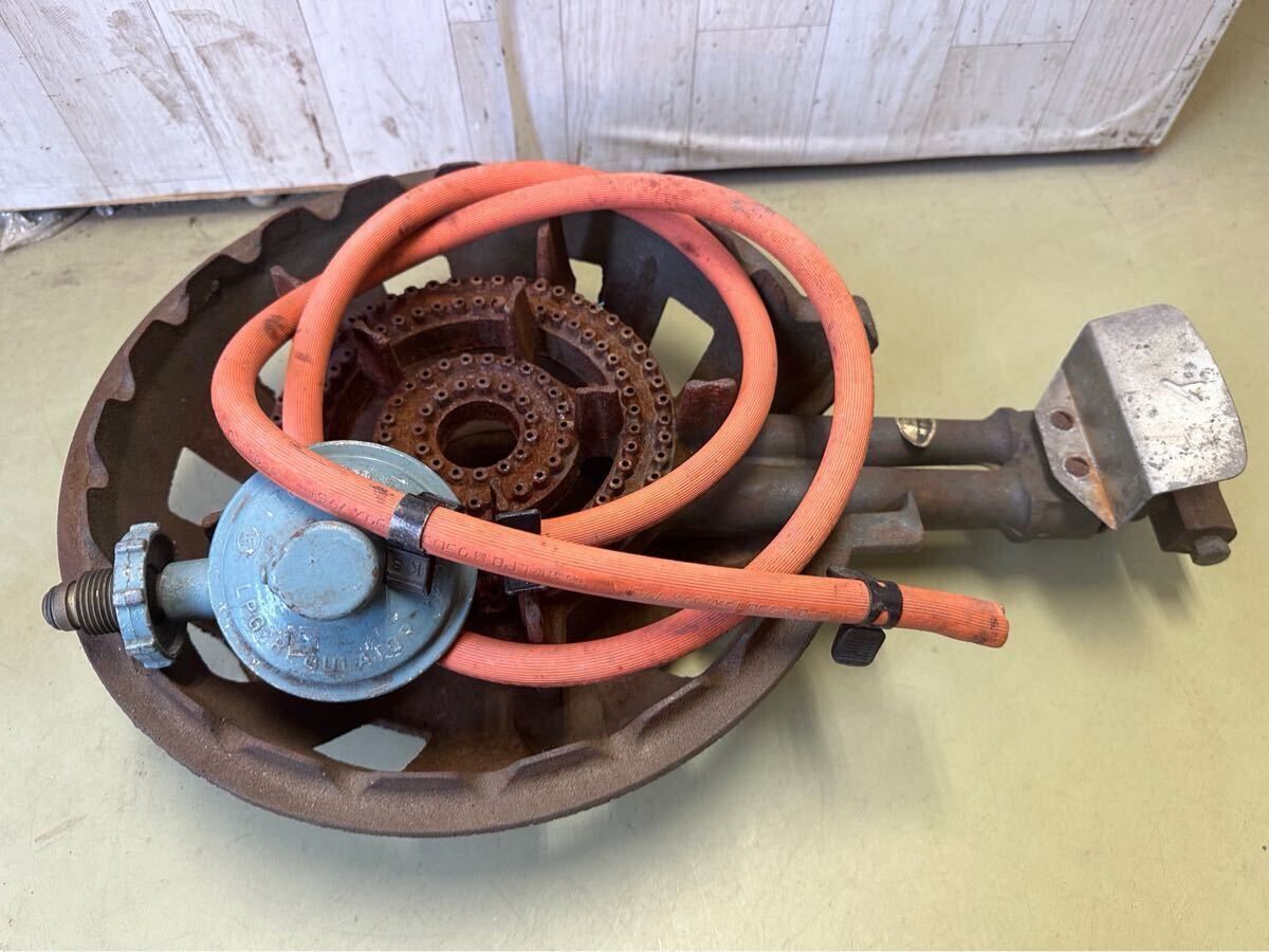 ガスコンロ 業務用 鋳物コンロ コンロ 業務用ガスコンロ 現状品拍卖