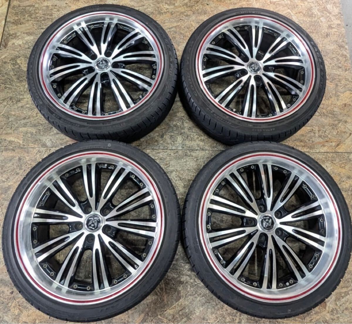 Loxarny Ex 19インチ 8J+38 9J+40 PCD114.3 5穴 5H クラウン カムリ マークX アリスト スカイライン アルテッツァ ローレル JZX100拍卖