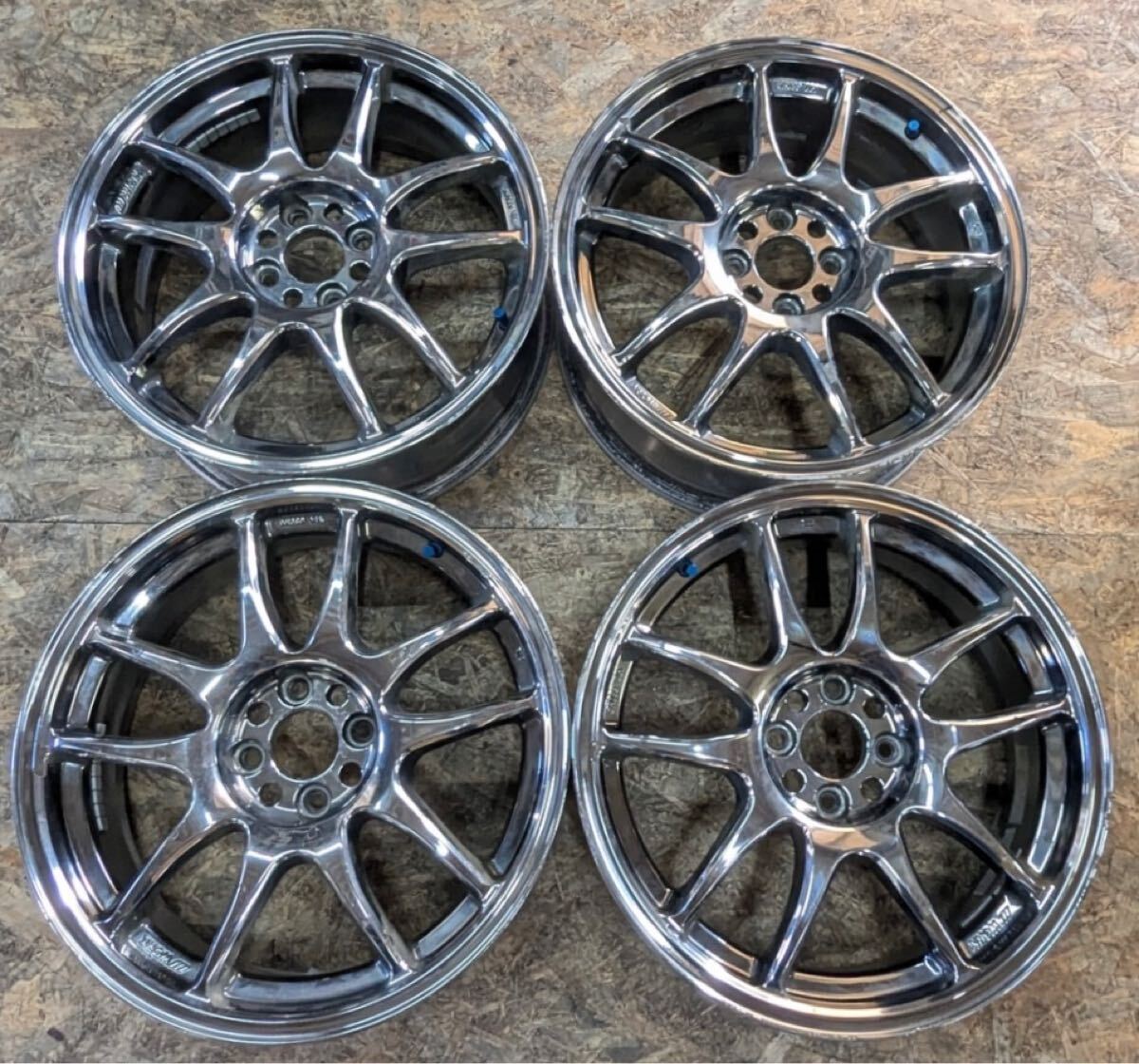 【希少!】WORK エモーション CR KAI 17インチ 7J+42 PCD100 4穴 4H ロードスター シビック フィット ヴィッツ ヤリス BB MR-S アクア拍卖