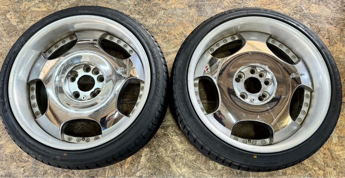【希少!】ZAUBER ザウバー ディッシュ 18インチ 9J+22 PCD114.3 5穴 5H 深リム 当時物 シルビア スカイライン JZX100 クラウン ソアラ拍卖