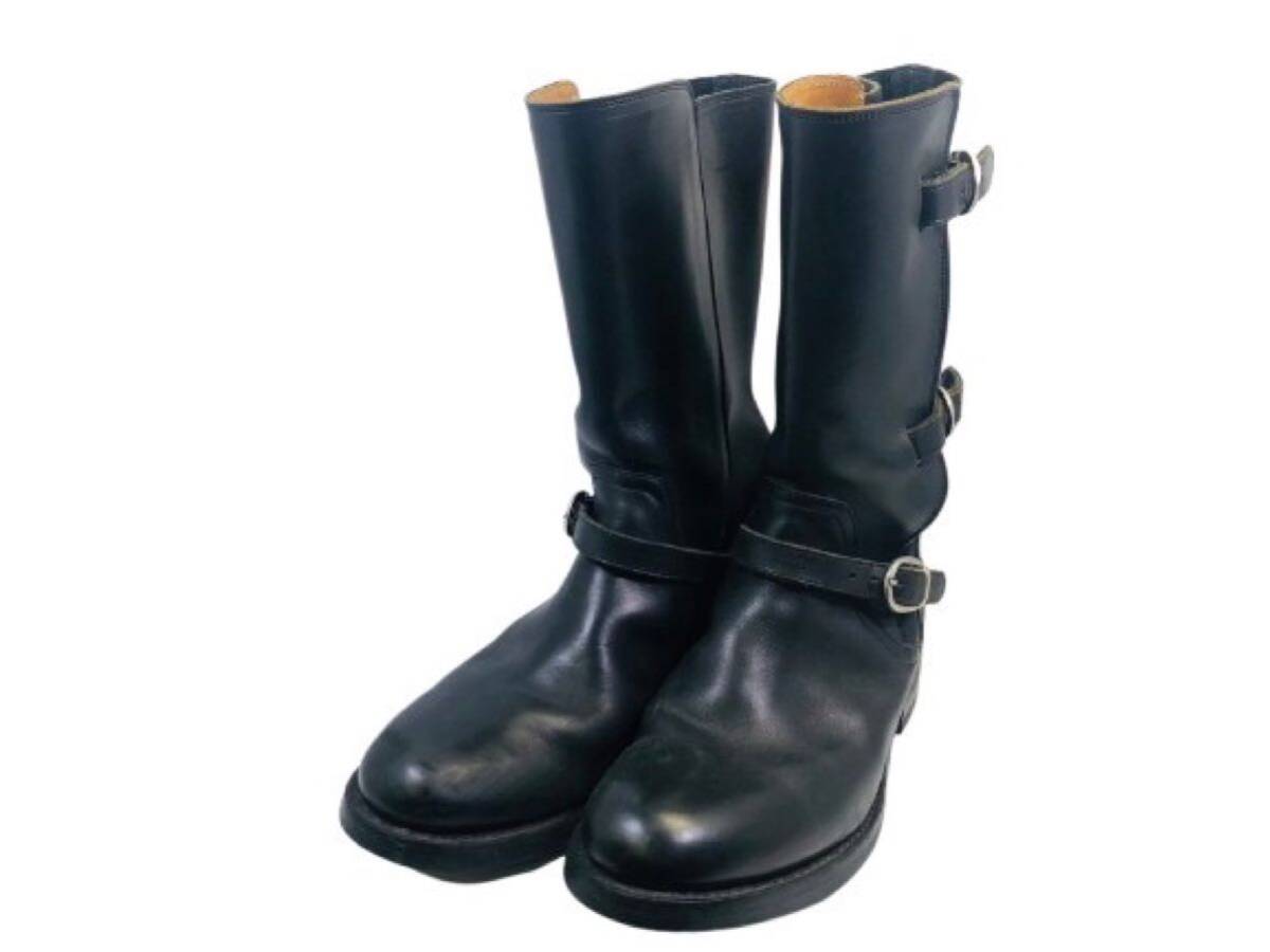 【送料無料!!】 Tricker`s トリッカーズ モーターサイクルブーツ ロングブーツ ブーツ ENGLAND製 ブラック レディース UK5.5 24cm 3・1/8拍卖