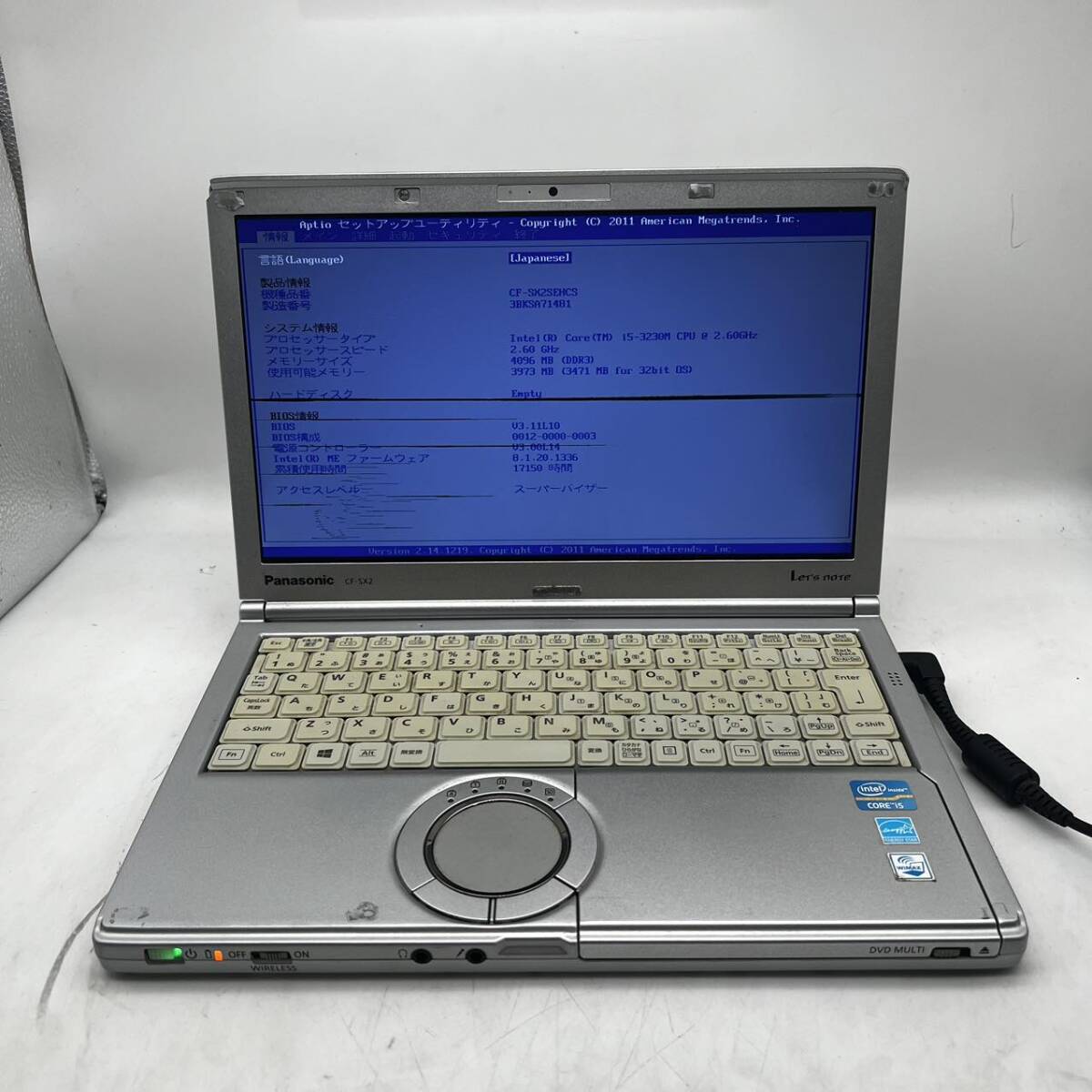 Panasonic/SX2/第3世代 Core i5-3230M/12.1インチ/A6拍卖