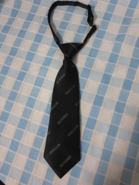 COMME CA ISM コムサイズム ネクタイ ワンタッチ 黒 幅7.5×28cm拍卖
