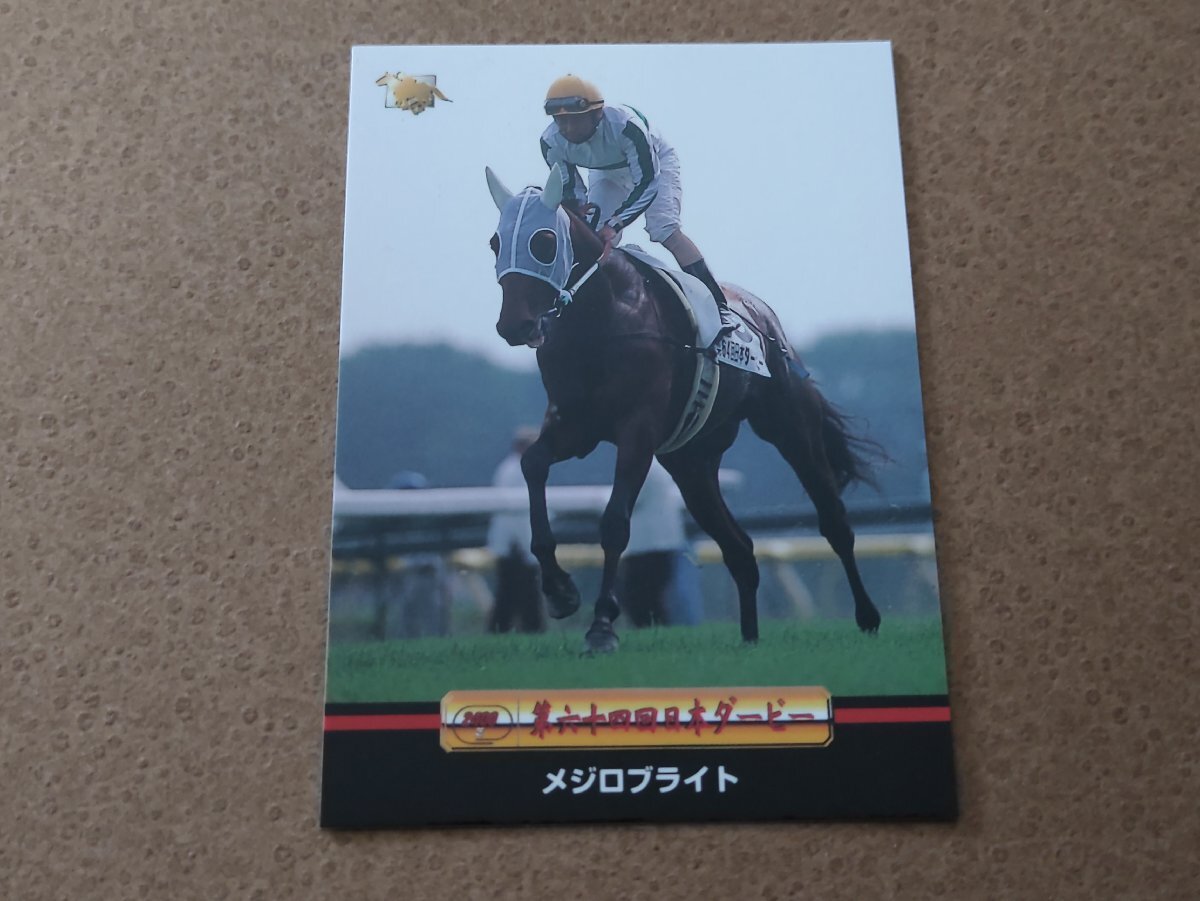 メジロブライト '97サラブレッドカード 113 第64回日本ダービー出走馬15拍卖