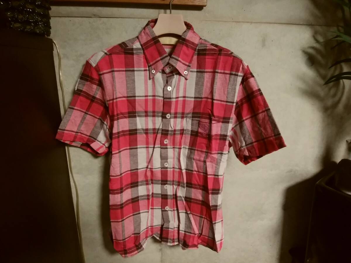 【TheStylistJapan スタイリストジャパン】半袖チェックシャツS 日本製 人気アイテム スタイリスト「大久保篤志」氏が手掛けるブランド拍卖