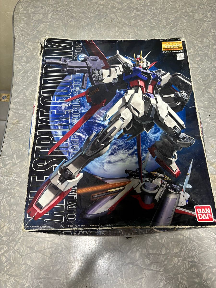あ MG 1/100 機動戦士ガンダムSEED エールストライクガンダム 組立済 バンダイ拍卖