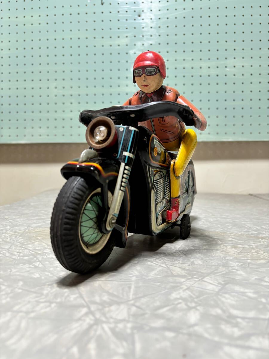 マスダヤ玩具 増田屋 EXPERT MOTORCYCLE バイク モーターバイク ブリキ 希少 動作確認済み拍卖