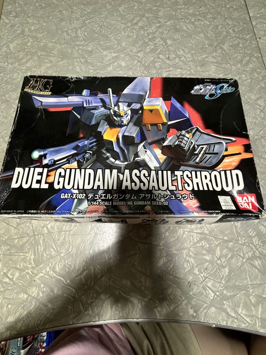 あ 機動戦士ガンダムSEED デュエルガンダム アサルトシュラウド HG 1/144 組立済拍卖