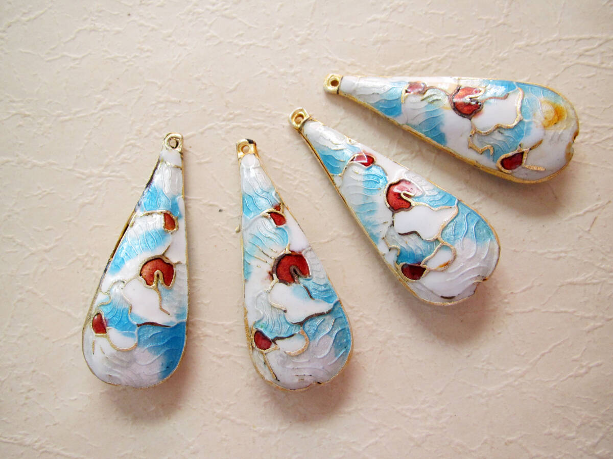 クロイゾネビーズ ドロップ型チャームセット拍卖