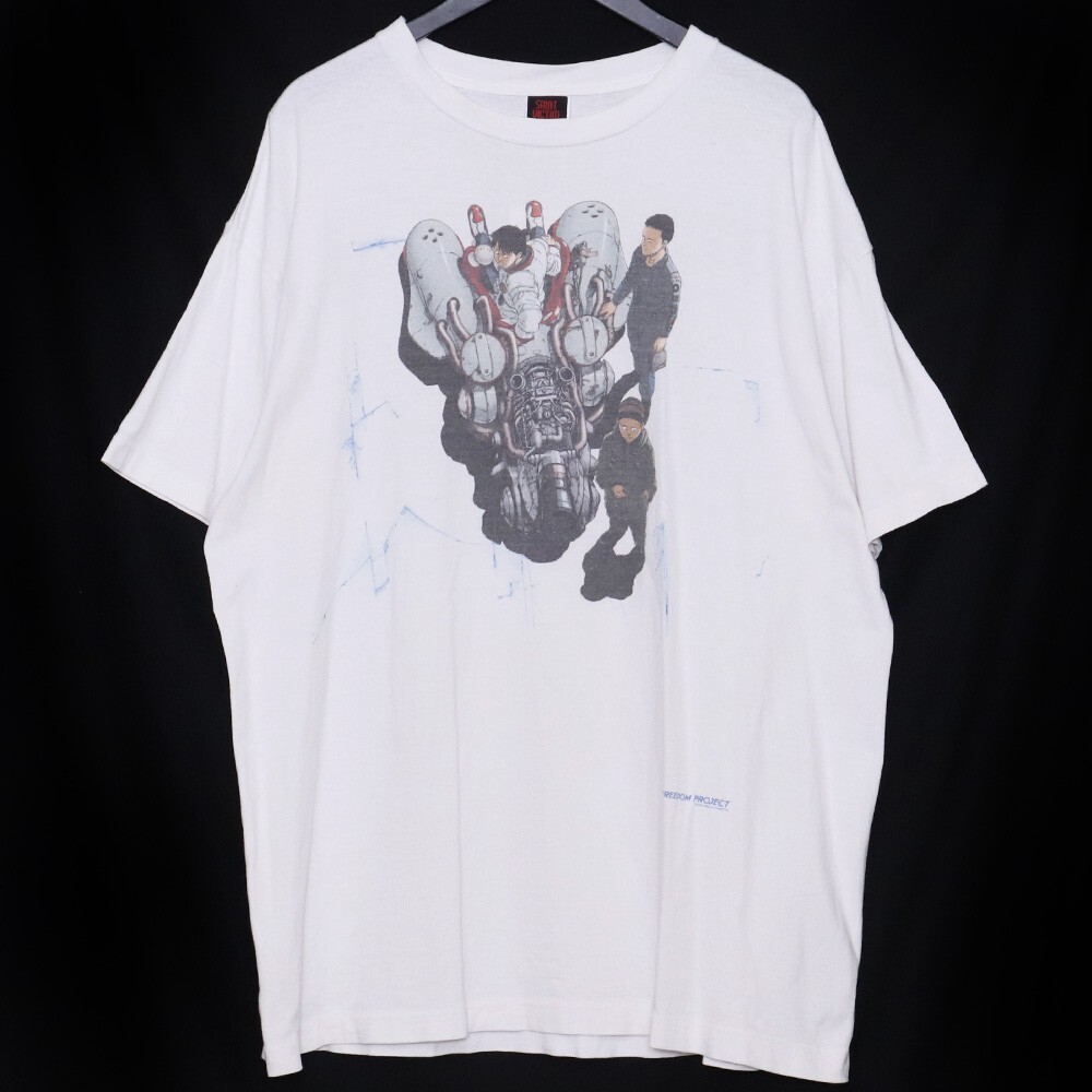 SAINT MICHAEL FD-SS TEE / BIKE XLサイズ ホワイト SM-YS8-0000-C21 セントマイケル バイクTシャツ 半袖カットソー FREEDOM フリーダム拍卖