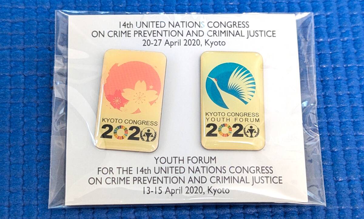 ★【新品・未開封】京都コングレスのピンバッジ:2個セット拍卖