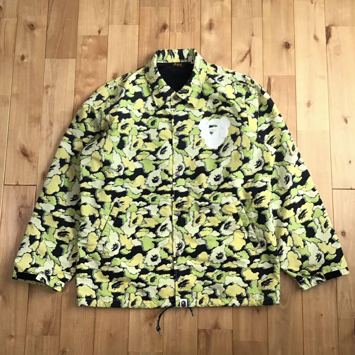 ★激レア★ KAWS × BAPE Cloud camo コーチ ジャケット Sサイズ a bathing ape jacket エイプ ベイプ アベイシングエイプ カウズ NIGO y35拍卖
