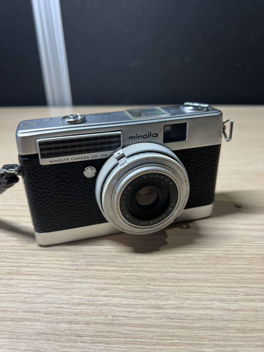 中古品 ミノルタ minolta フィルムカメラ ミノルタ P 38mm 1:2.8 現状品 説明文必読拍卖