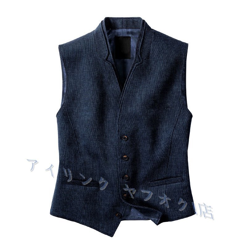 新品☆スーツベストメンズ ジレベスト ジレ チョッキ フォーマルベスト無地 ビジネス スーツベスト ノースリーブ 通勤 結婚式 二次会S~3XL拍卖