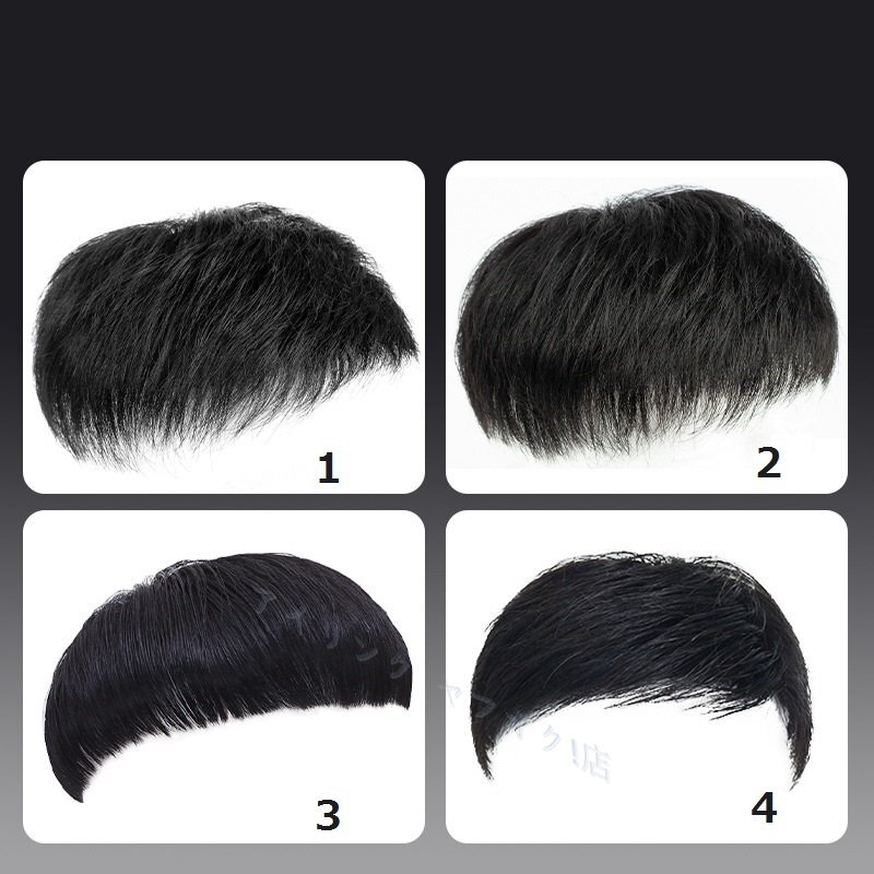 新品☆人毛100% ウィッグ メンズ フルウィッグ 短髪 かつら ショートウィッグ 自然 通気性 普段使い お洒落 薄毛 白髪隠し 脱毛症人気拍卖