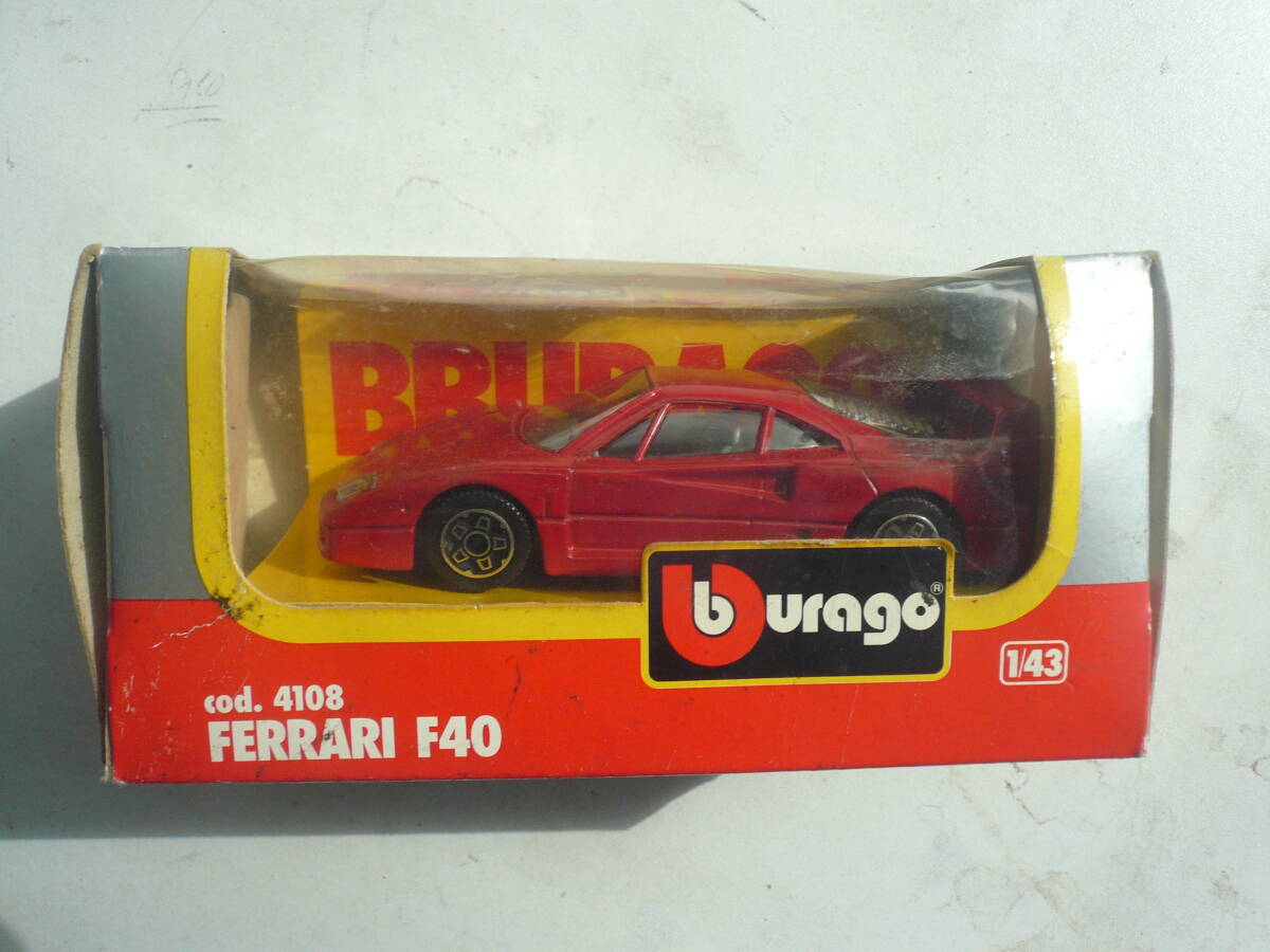 burago フェラーリ F40 1/43 ミニカー 拍卖