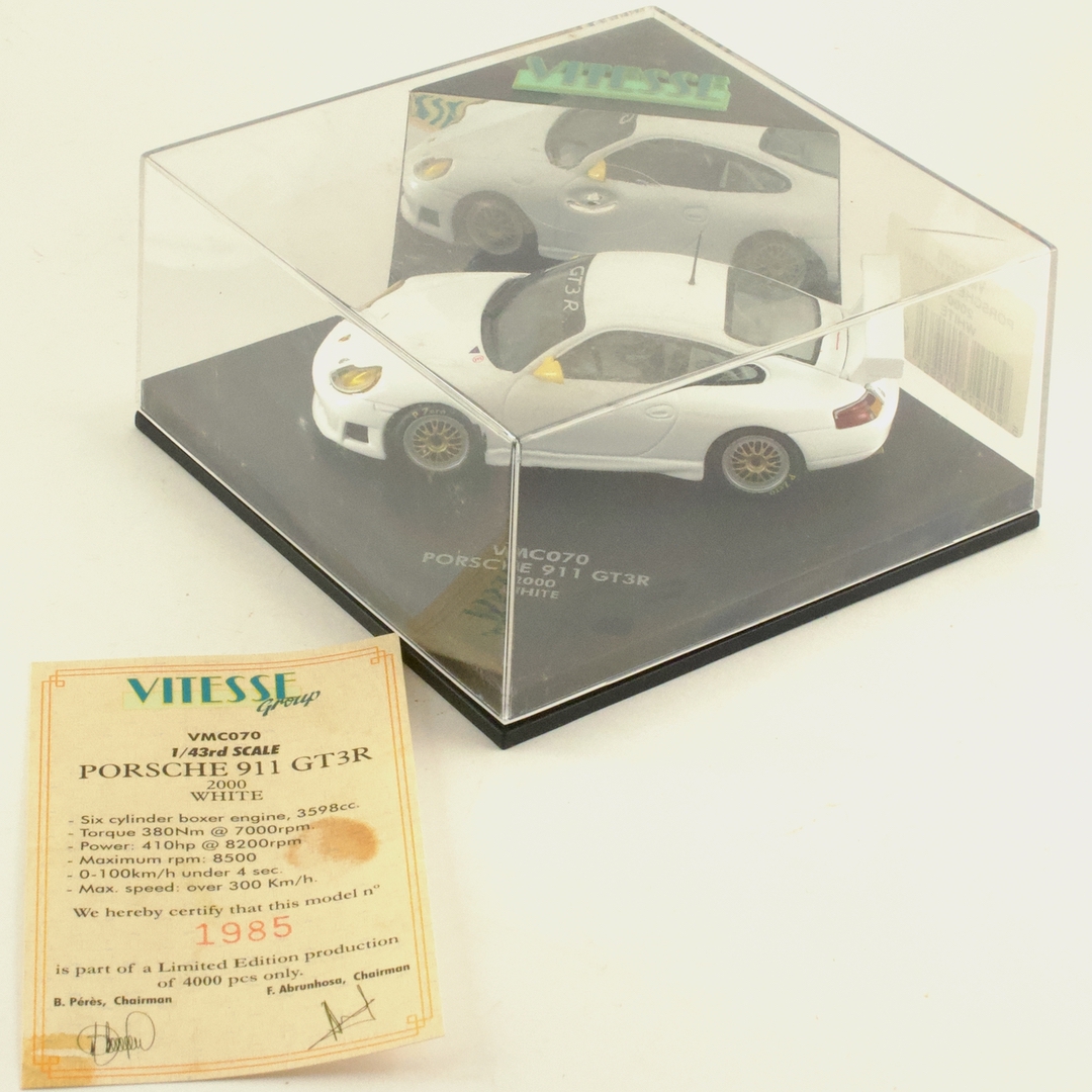 ポルトガル Vitesse ポルシェ PORSCHE 911 GT3R 2000 WHITE拍卖