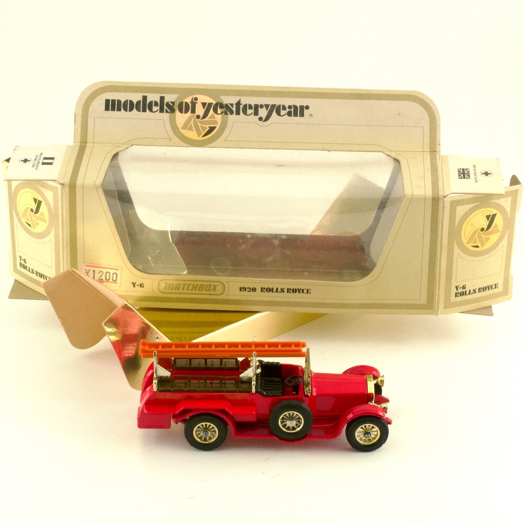 イギリス マッチボックス(matchbox) Models of Yesteryear Y-6 1920 ROLLS ROYCE ロールスロイス 消防車 1/48拍卖