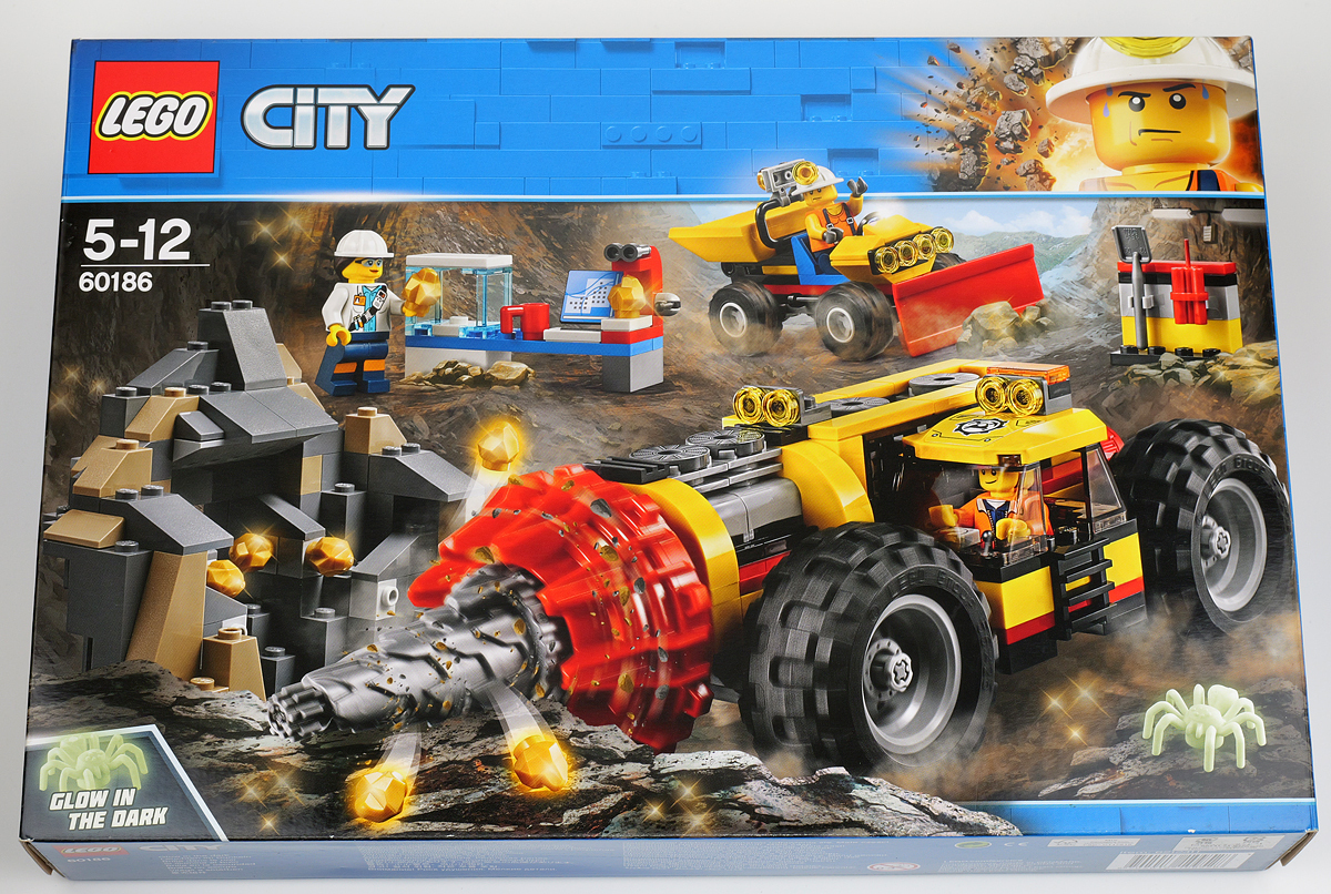 2018年【60186 ガリガリドリルカー】シティ レゴ拍卖