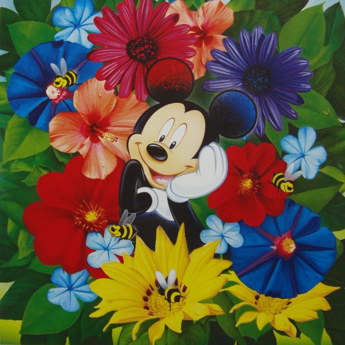 デビット・ウィラードソン「THA BUSY BEE'S BOUQUET」、厳選、希少画集・額装画、人気作品、新品高級額 額装付、状態良好、送料無料拍卖