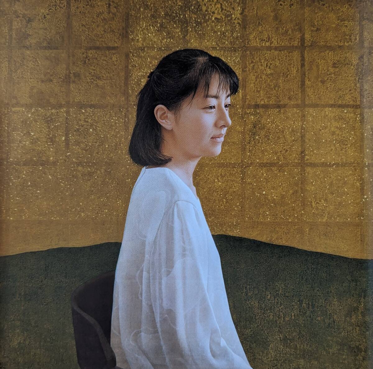 小川泰弘、「約束の地」、希少画集・額装画、日本製・新品額縁にて額装致します、状態良好、日本人画家、美人拍卖