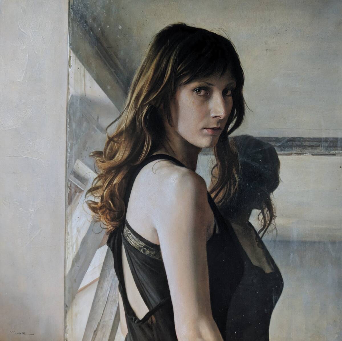 小尾修、「Le Miroir」、希少画集・額装画、日本製・新品額縁にて額装致します、状態良好、日本人画家、美人拍卖