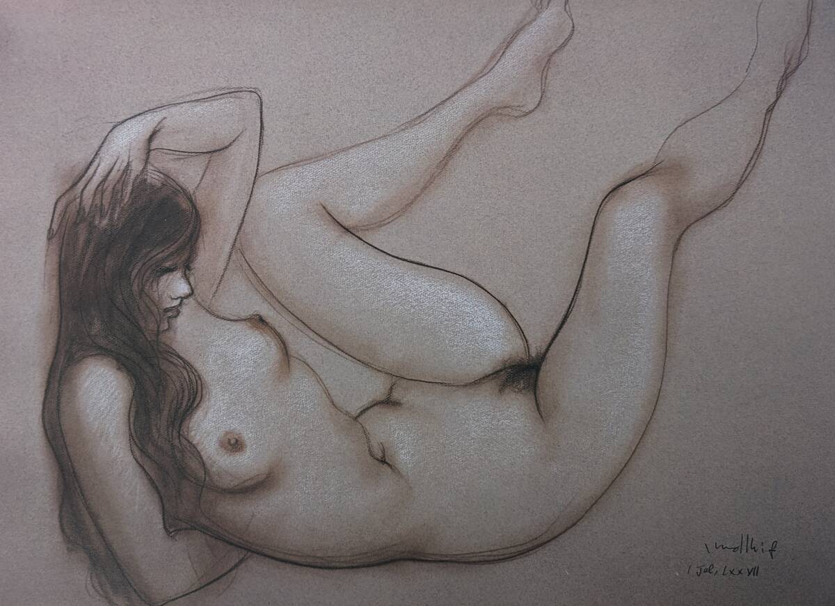 古沢岩美、限定800部、希少大判画集・額装画、デッサン、日本製・新品額縁にて額装致します、状態良好、送料無料            拍卖