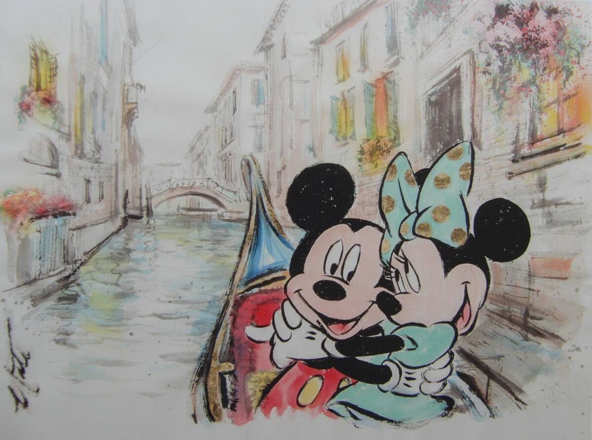 ネイト・ジョルジオ「GONDOLA RIDE VENICE」、厳選、希少画集・額装画、人気作品、新品高級額 額装付、状態良好、送料無料拍卖