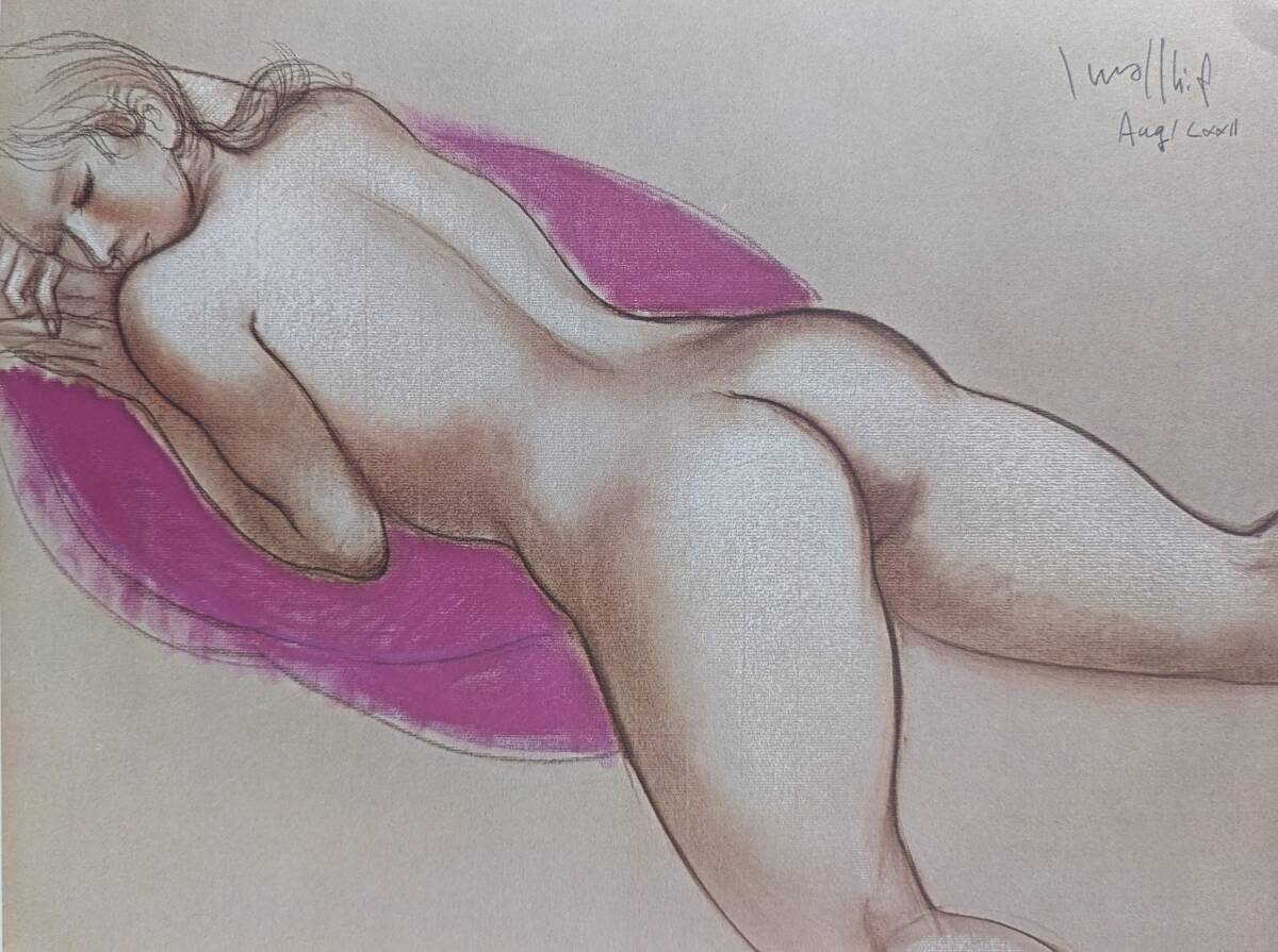 古沢岩美、限定800部、希少大判画集・額装画、日本製・新品額縁にて額装致します、状態良好、送料無料  拍卖