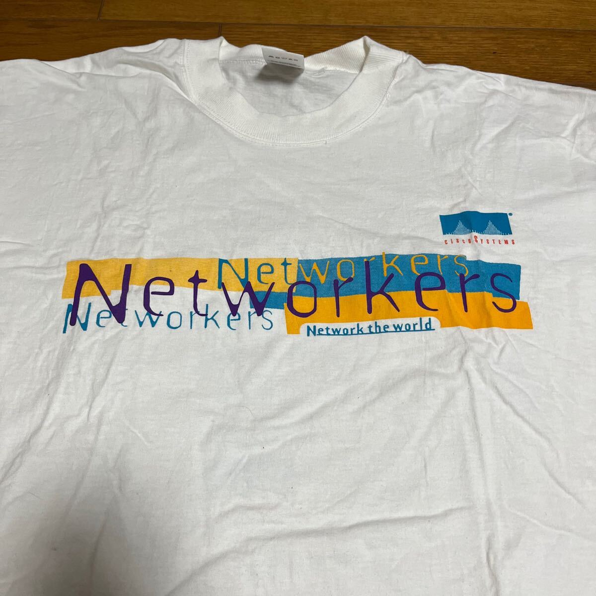 cisco ヴィンテージ Tシャツ Apple Windows tシャツ シスコアート Tシャツ usa製 art t ヴィンテージ Tシャツ ムービー アート ビンテージ拍卖