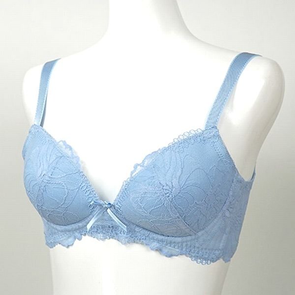 Last 美成 D75 脇高すっきり ノンワイヤーでラクに奇麗 総レースブラジャー拍卖
