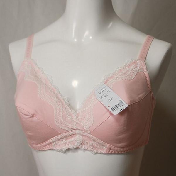 犬印 E80 綿混 産前授乳 カシュクールオープンブラ ピンク拍卖