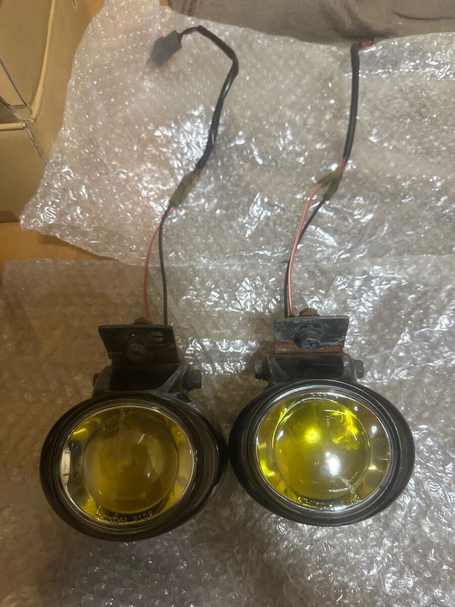 日産 BNR32 GT-R プロジェクターフォグ イエロー フォグランプ 純正オプション フォグライト R32 スカイライン 左右セット拍卖