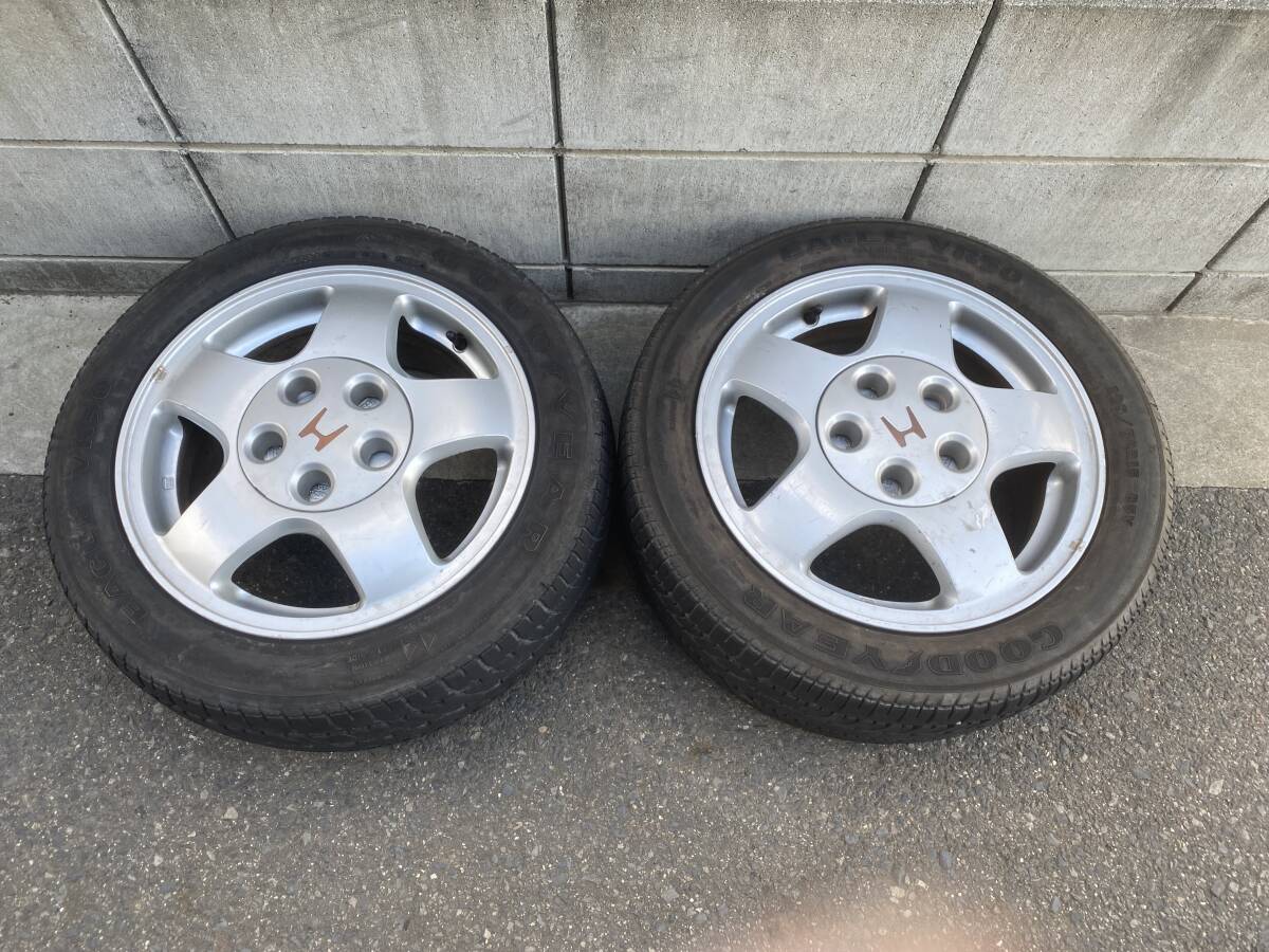 ◆AS1011-5◆ASAHI製◆ホンダ純正◆NSX◆15×6.5J+55◆5H114.3◆205/50VR15◆2本セット◆中古品◆拍卖