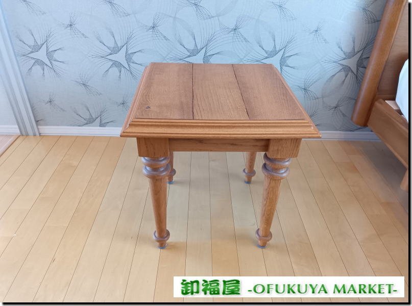 家具WD■511218■キノシタ家具 サイドテーブル W430 D430 H450 木製 定5.8万■展示品/取り外し品/未使用品/千葉出荷拍卖