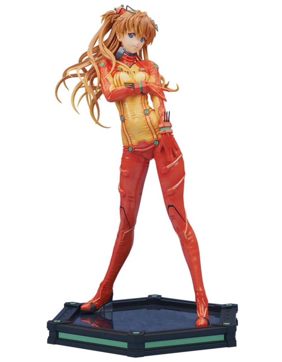 【中古】ヱヴァンゲリヲン新劇場版:破 式波・アスカ・ラングレー テスト用プラグスーツVer. 1/4スケール PVC製 塗装済み 完成品 フィギュア拍卖