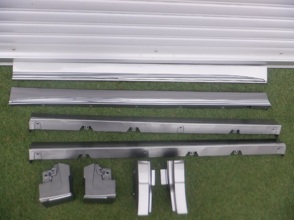 新車外し 純正 TAWH15W LM500H LM エグゼクティブ サイドステップ スカート ドアパネル 8ピース 76904-V2030 ソニックチタニウム1J7拍卖