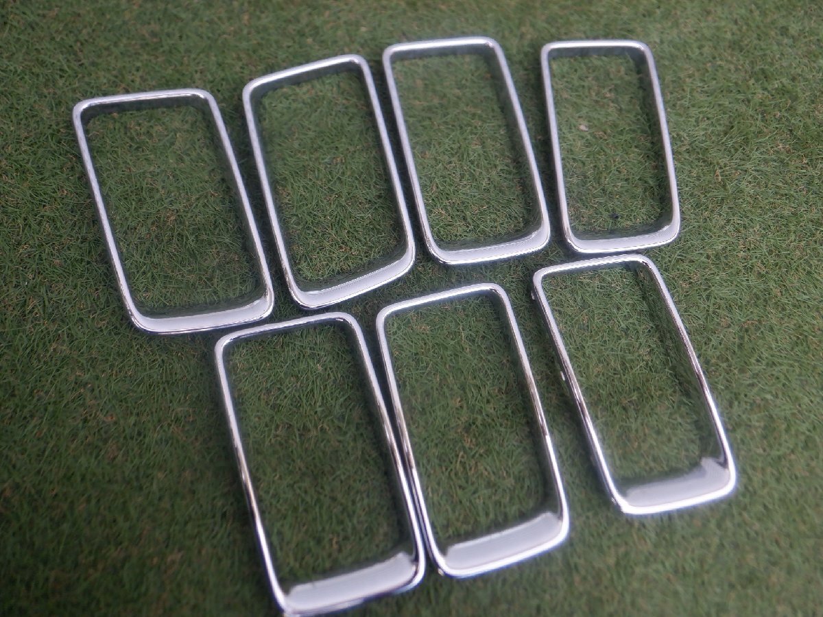 Jeep ジープ 純正 グランドチェロキー フロントグリル ラジエターグリル メッキ フレーム 7個セット 68143132AB 68143133AB 68143134AB拍卖