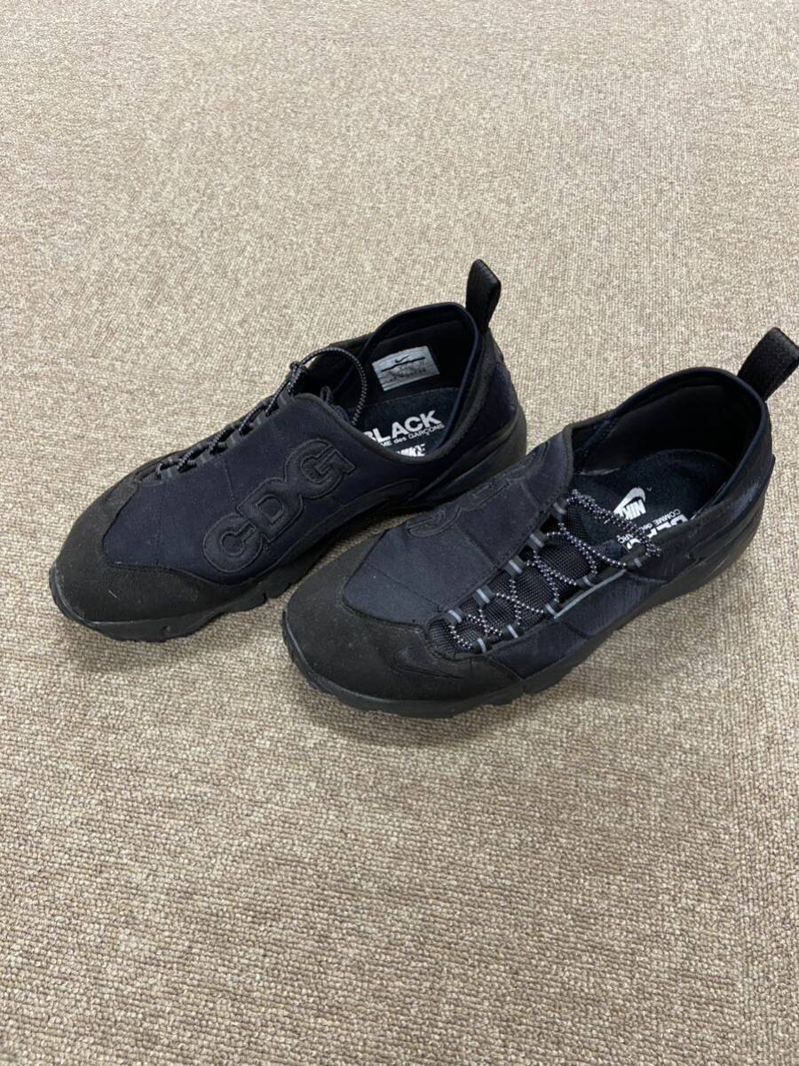美品◆ BLACK COMME DES GARCONS × NIKE AIR FOOTSCAPE NM ◆コムデギャルソン ナイキエアフットスケープ us10 28.0 拍卖