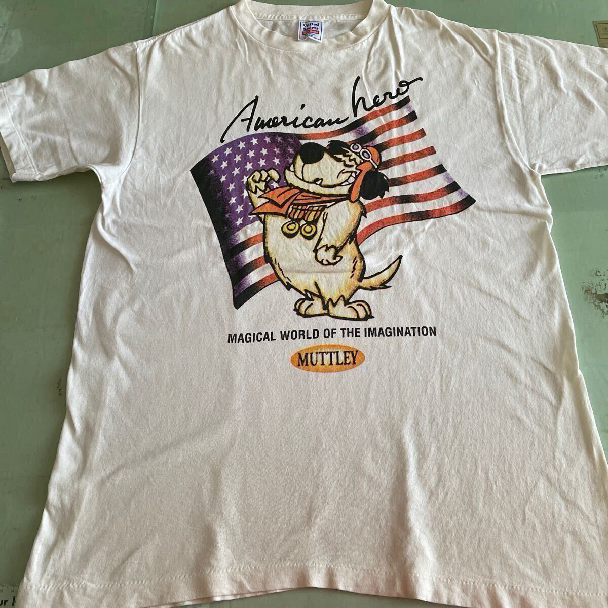 チキチキマシン猛レース Wacky Races ケンケン Muttley Tシャツ Lサイズ 90s拍卖