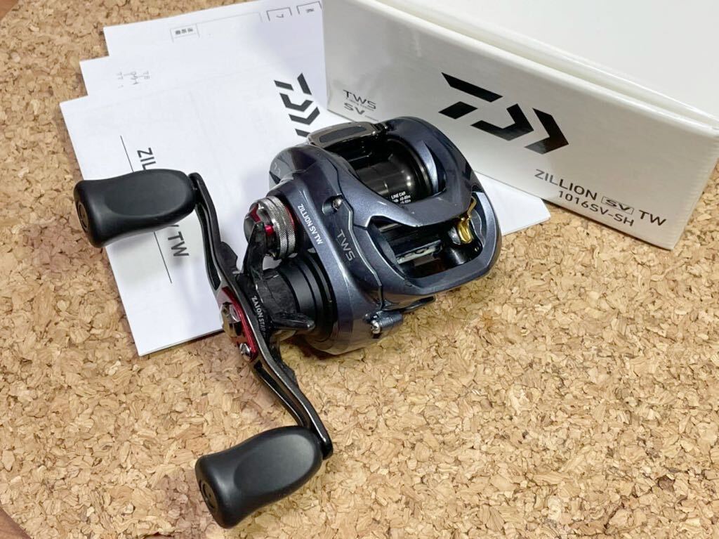 ★即決!稀少 ダイワ 16 ジリオン SV TW 1016SV-SH 右巻き 超美品!機関好調 DIWA ZILLION 箱付き★拍卖