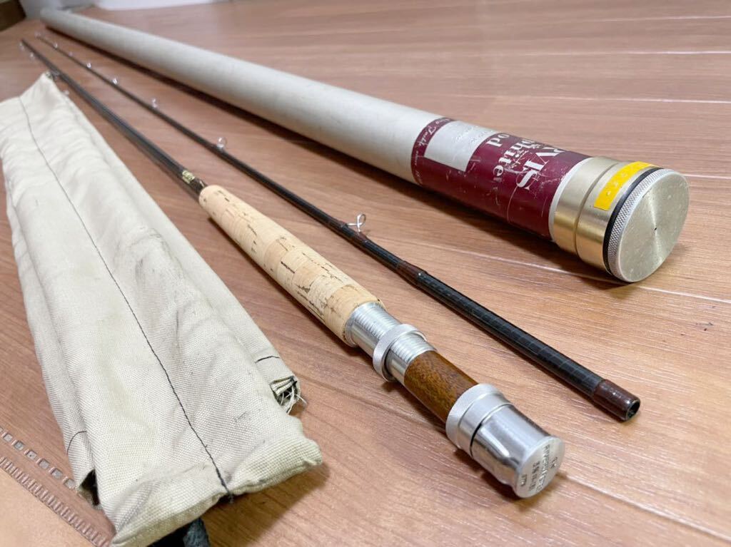 ★即決!稀少 オールド オービス グラファイト 9.1/2' 3・5/8oz #8 リバーマスター 美品! ケース 袋付き ORVIS Graphite RIVERMASTER ★拍卖