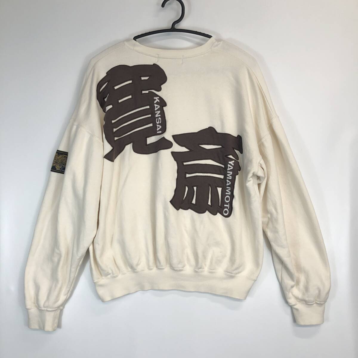 90s KANSAI MAN カンサイマン コットンスウェット Mサイズ 背面ロゴ 寛斎拍卖