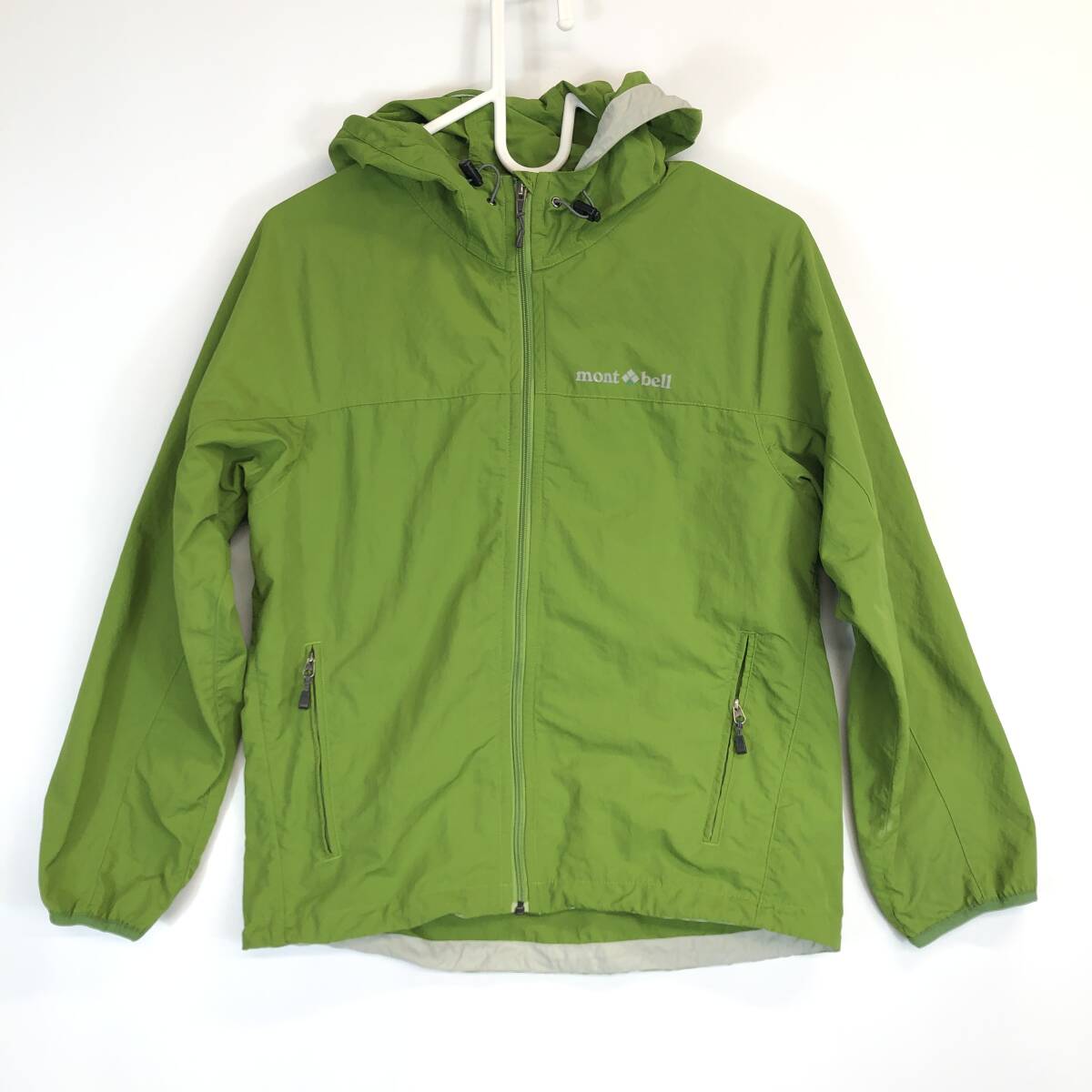 モンベル mont-bell 1103195 O.D.パーカ Kid's 子供用 140 メドーグリーン ナイロンパーカー拍卖