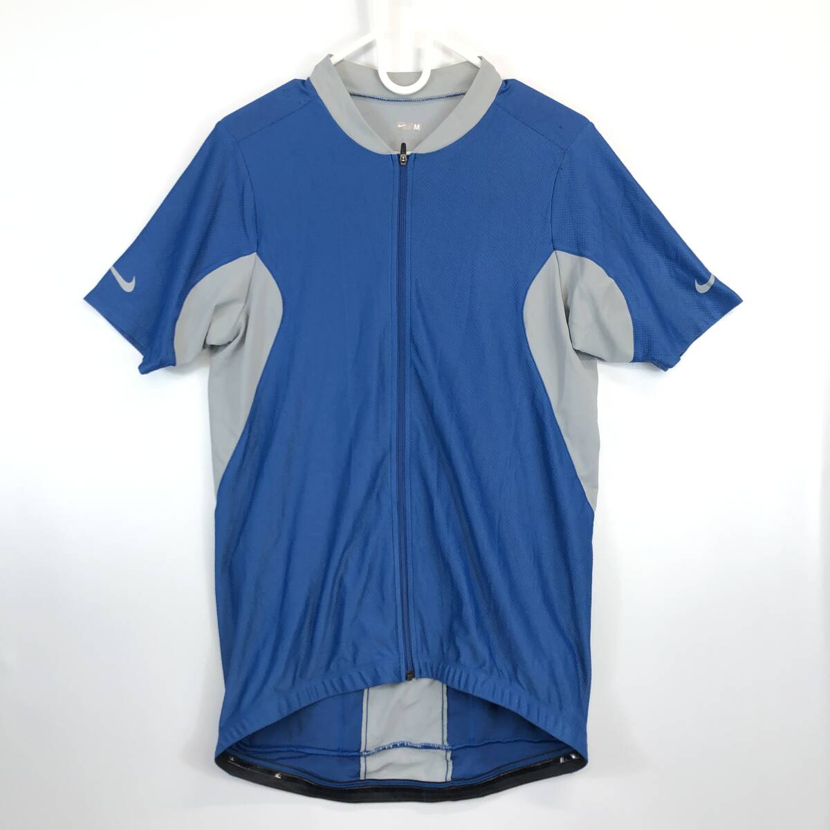NIKE ナイキ 半袖サイクルジャージ メンズ Mサイズ ブルー グレー212718拍卖