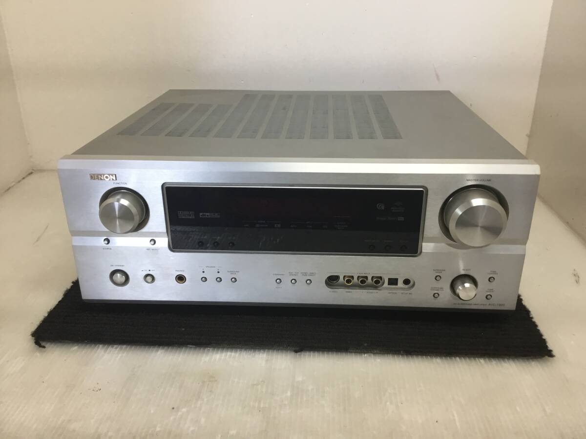 岐阜発 DENON AV SURROUND AMPLIFIER/デノン/AVCー1920/260W/チューナー音出し確認/コード付き/AC100V/50/60Hz/現状品/ R6 10/18拍卖