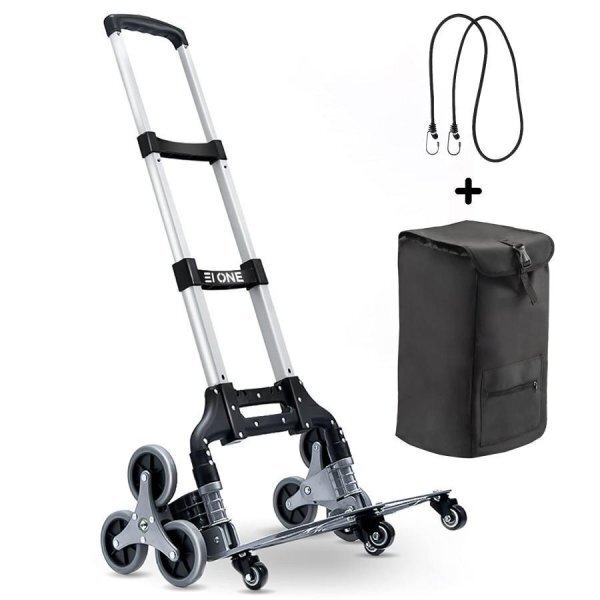 キャリーカート ハンドトラック 三輪 折りたたみ 軽量 段差 台車 4輪 360度回転 静音 大型タイヤ 高さ調節 アルミニウム合金拍卖