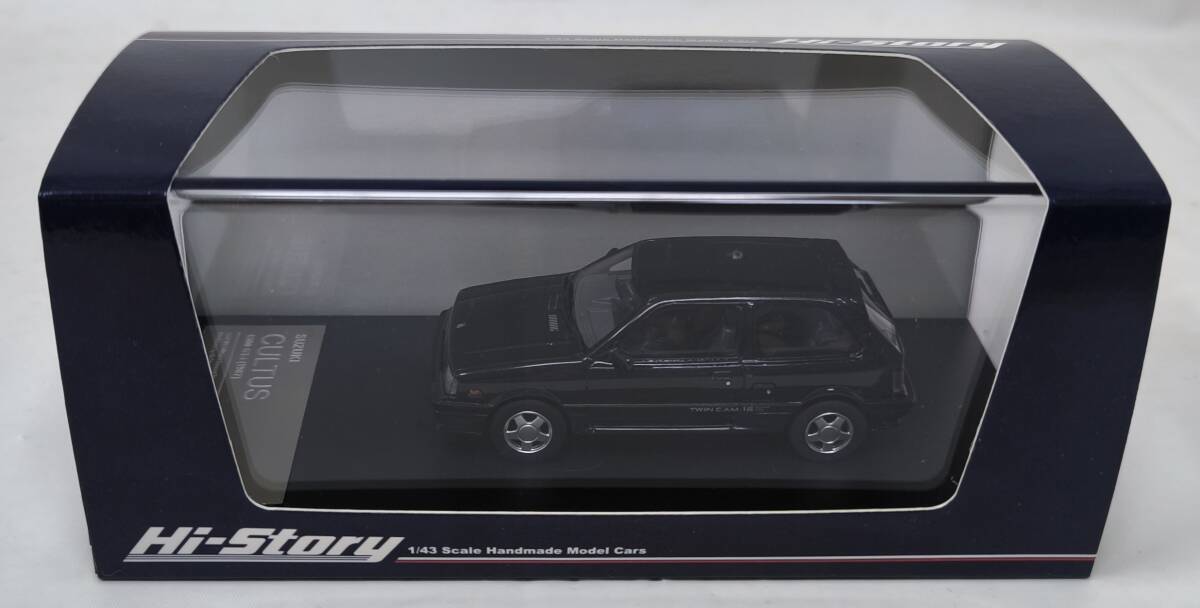 ★HI-STORY 1/43 Suzuki Cultus 1300GT-i 1987 Black HS360BK ハイストーリー スズキ カルタス ザクセンブラックメタリック★拍卖
