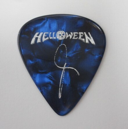 ★ハロウィン Helloween マイケル・ヴァイカート Michael Weikath ヴァイキー 2018 日本公演 再結成 Japan Tour ギターピック拍卖