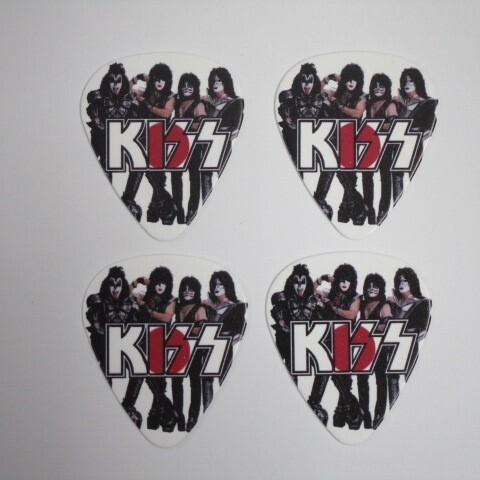 KISS キッス End Of The Road World Tour 2022 日本公演 JAPAN Flag ギターピック Paul Stanley/Gene Simmons/Tommy Thayer/Eric Singer拍卖